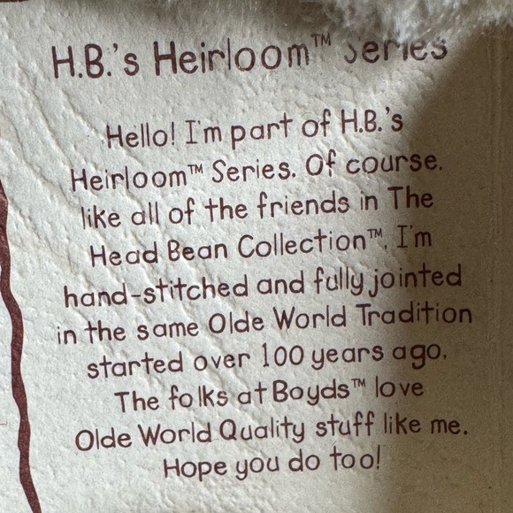 Boyds Bear Mikey 6” NWT 1988 - 2005 plaid bow - Picture 3 of 6